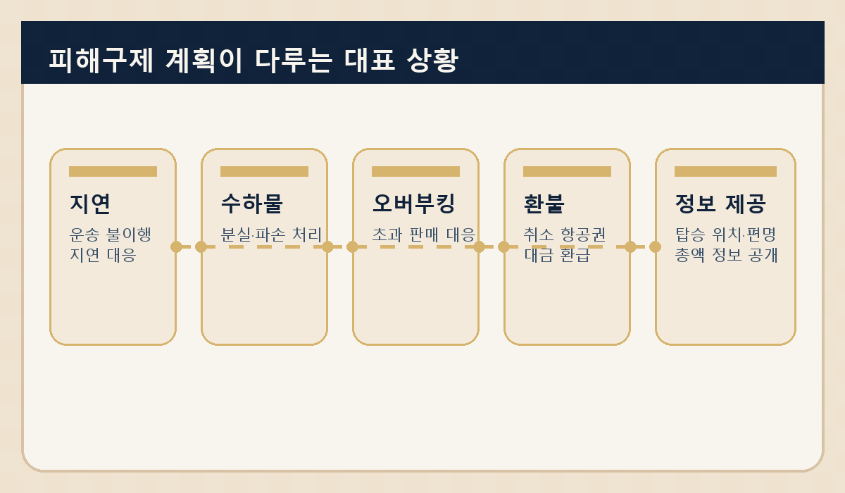 항공교통 이용자 보호와 항공사 책임: 지연·수하물·환불은 어떻게 다뤄질까 본문 삽화