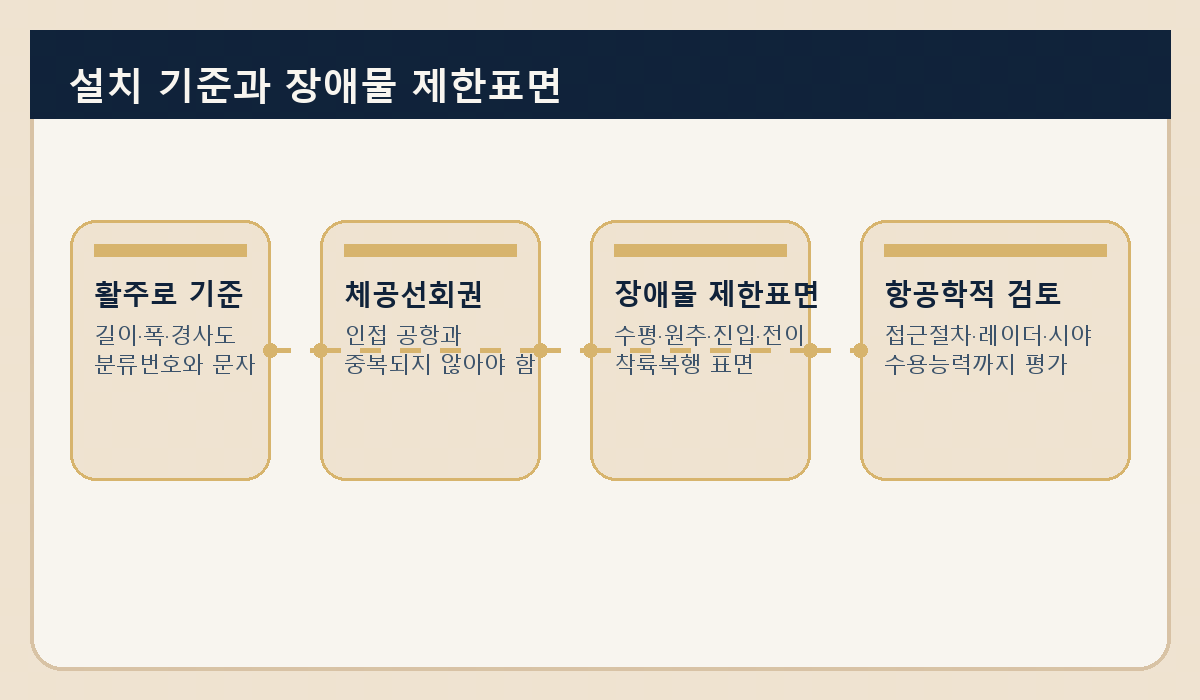 비행장은 아무 데나 지을 수 없나: 설치 기준과 장애물 제한 본문 삽화